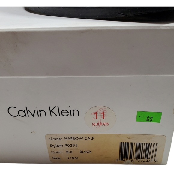 Calvin Klein Men Harrow slip on Dress Shoes Black - Picture 2 of 11